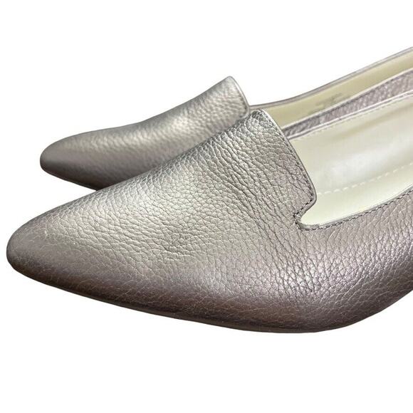 Anne Klein Kimbra Womens Leather Pointed Toe Block Heel Pumps Shoes sz 6.5 M - Picture 8 of 16